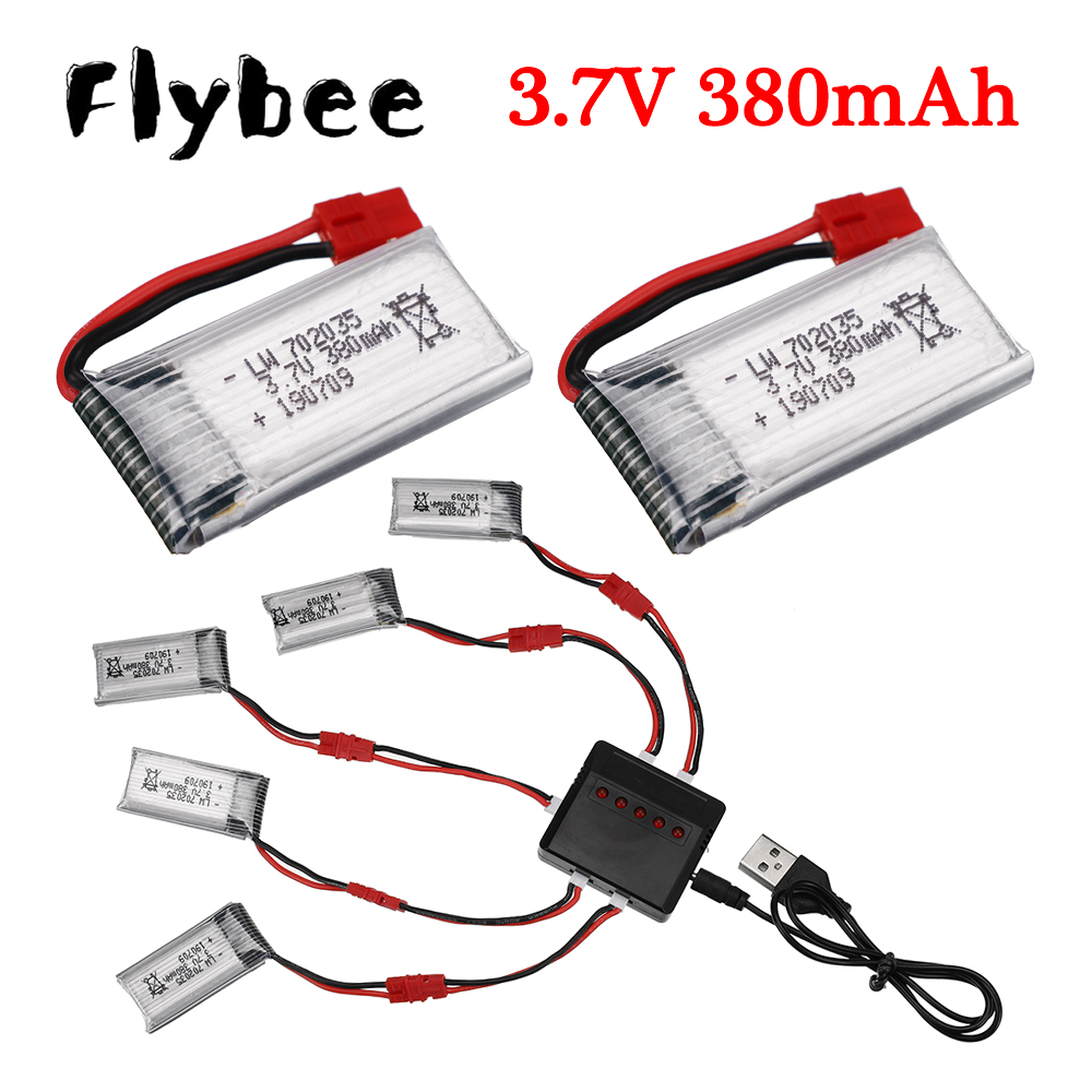 Drone Battery Charger - Литий-полимерный аккумулятор 3,7 в, 380 мАч
