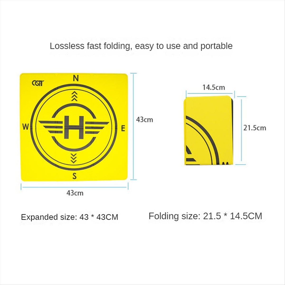 Drone Landing Pad - Складная посадочная площадка DTC5 CQT для