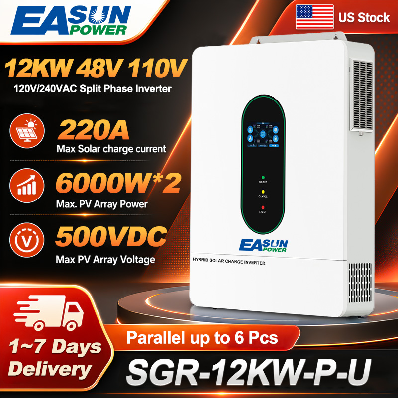 Drone Solar Charger - Гибридный солнечный инвертор EASUN US 12