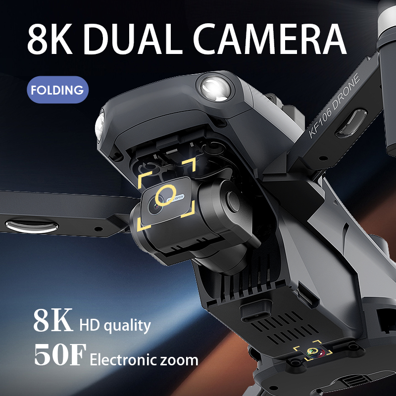 2022 НОВЫЙ KF106 Max Drone 8K  – обзор и цена Drone Power Bank