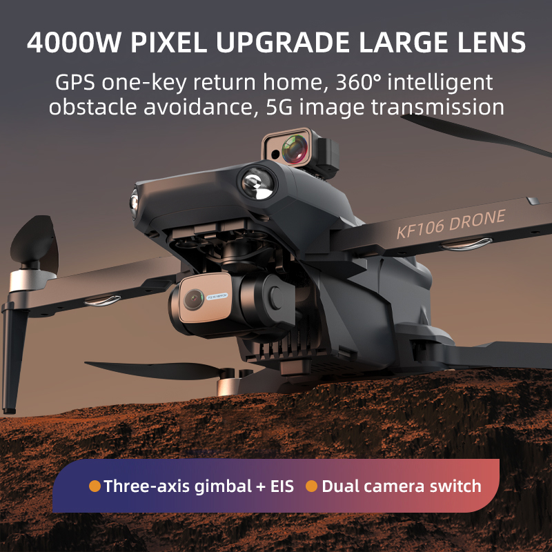 2022 НОВЫЙ KF106 Max Drone 8K  – обзор и цена Drone Power Bank