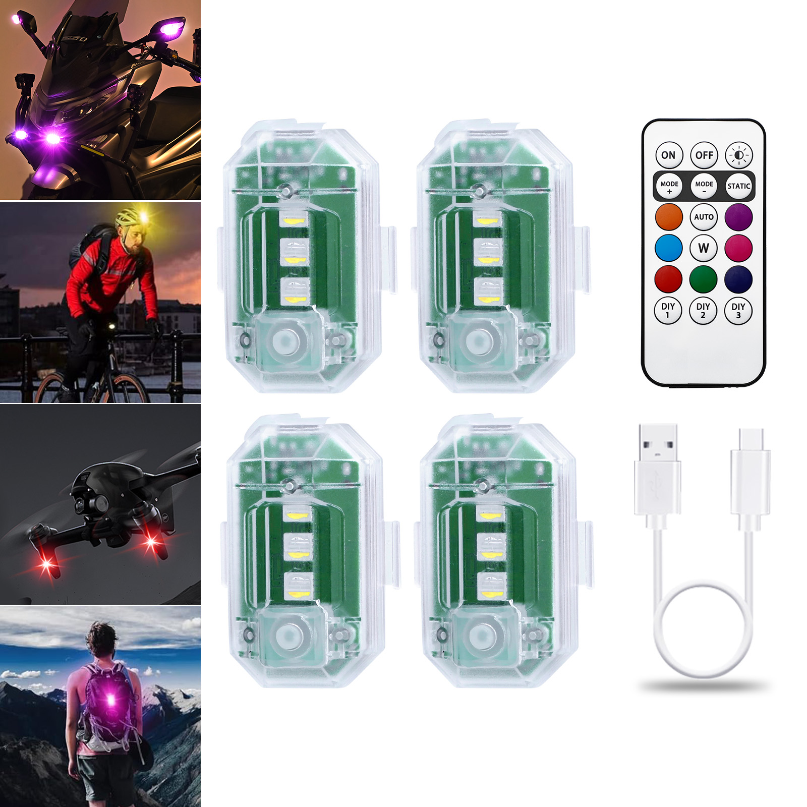 LECART Беспроводные светодиодн – обзор и цена Drone Strobe Light