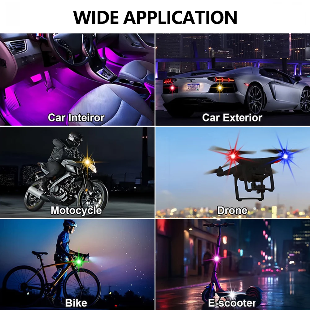 1-8 шт., перезаряжаемые через  – обзор и цена Drone Strobe Light
