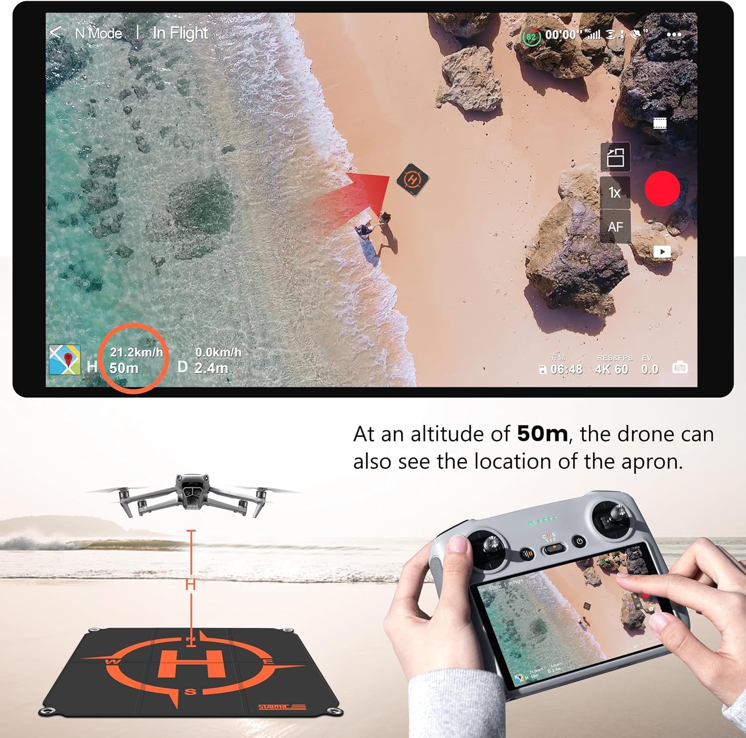 Универсальная складная платфор – обзор и цена Drone Landing Pad