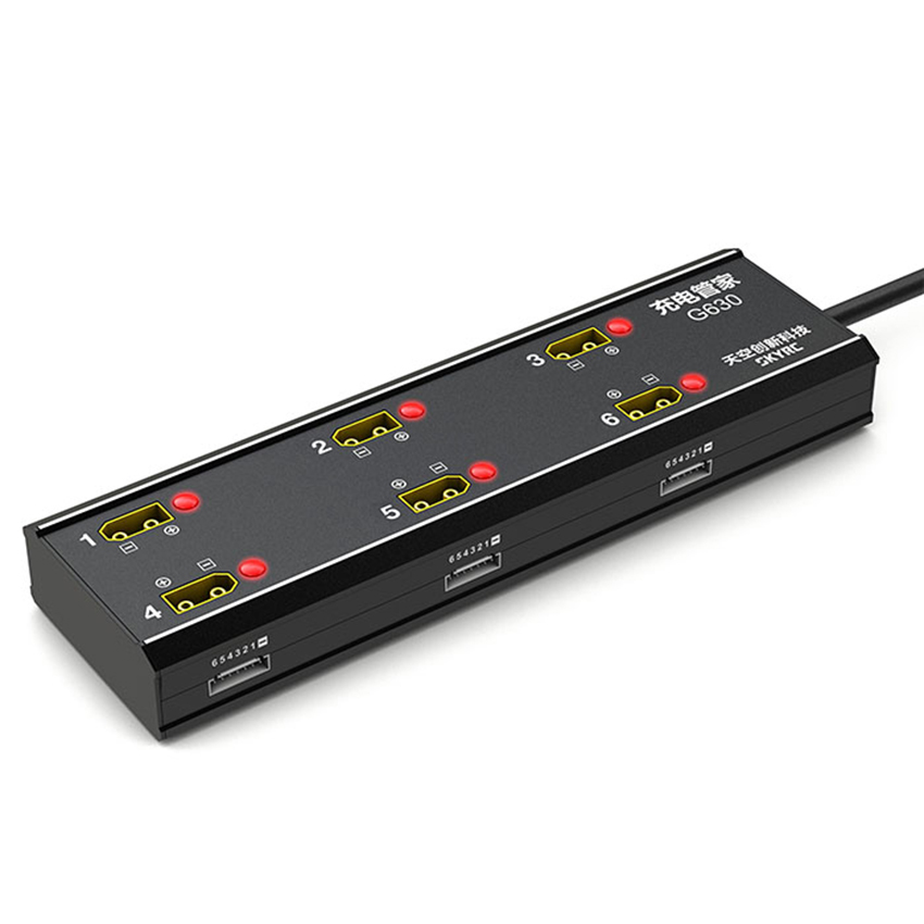 Новый зарядный хаб G630 6-в-1  – обзор и цена Drone Charging Hub