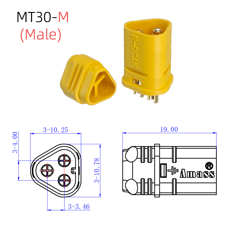 Кабель-удлинитель Amass для ли – обзор и цена Drone Battery Adapter