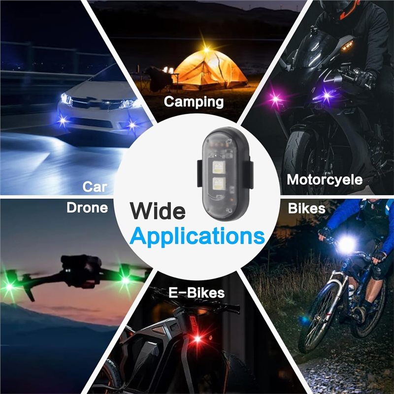 Комплект из 12 беспроводных св – обзор и цена Drone Strobe Light