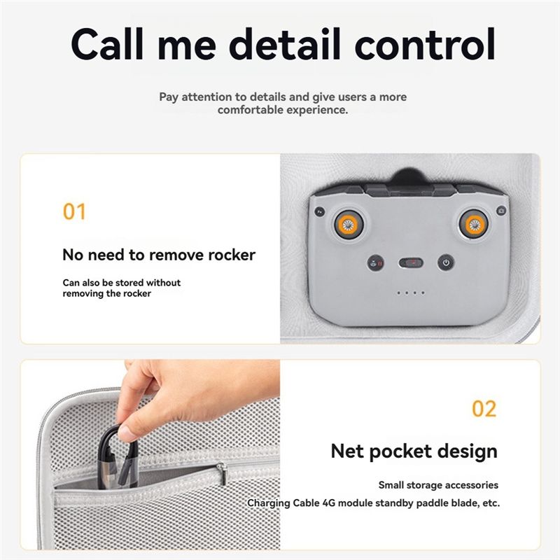 Сумка-кейс для DJI Neo из ПУ-к – обзор и цена Drone Hard Shell Case