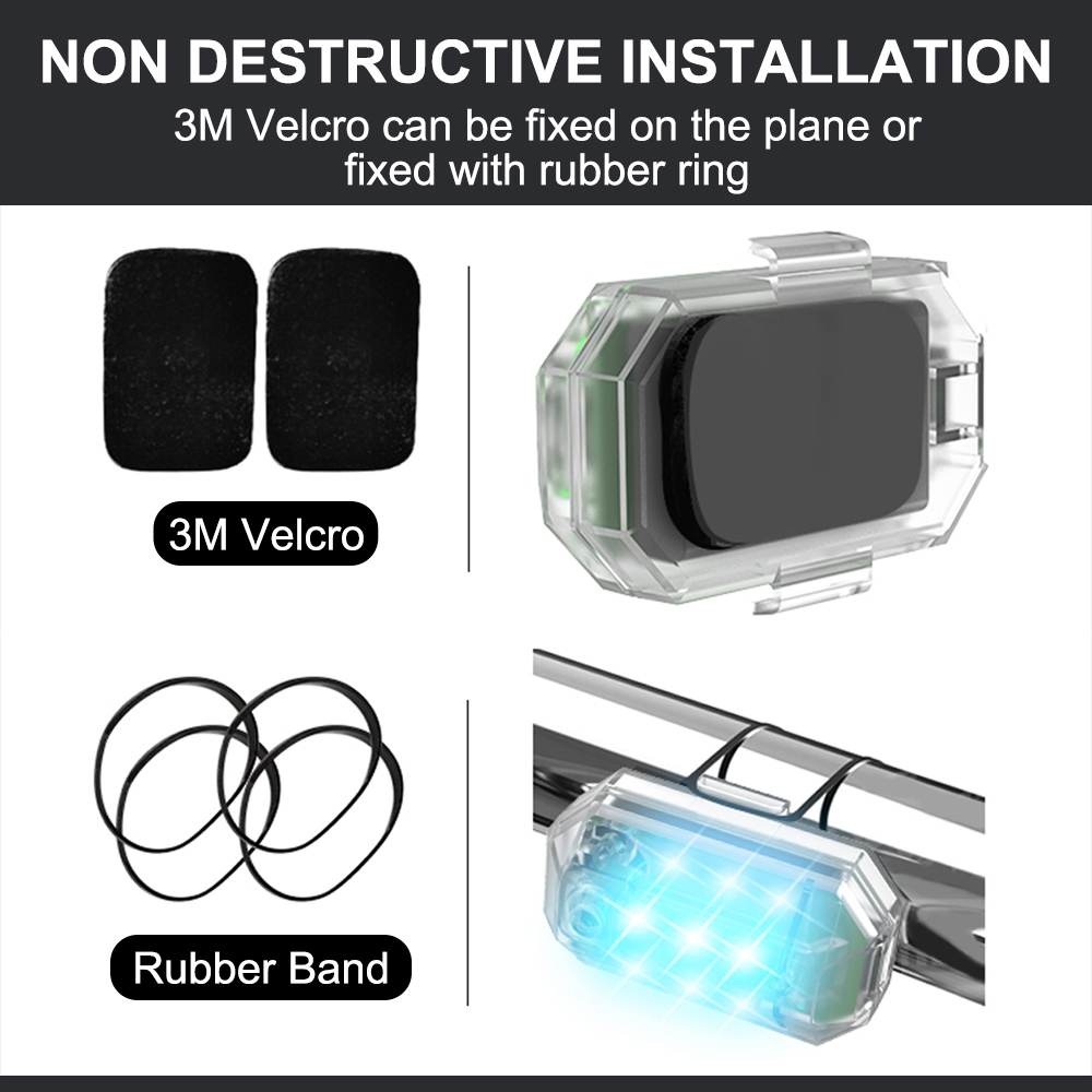 2PCS Воздушная вспышка Мотоцик – обзор и цена Drone Strobe Light