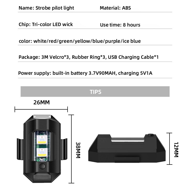 Универсальный стробоскоп для м – обзор и цена Drone Strobe Light
