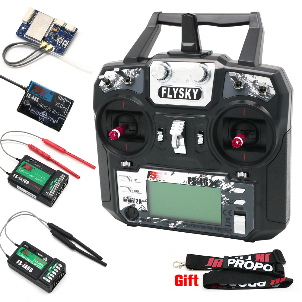 FLYSKY FS-i6X FS i6X 10CH 2,4  – обзор и цена Drone Battery Adapter
