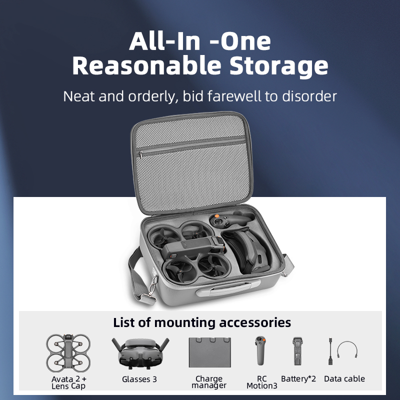 Дорожный чехол для DJI Avata 2 – обзор и цена Drone Carrying Case