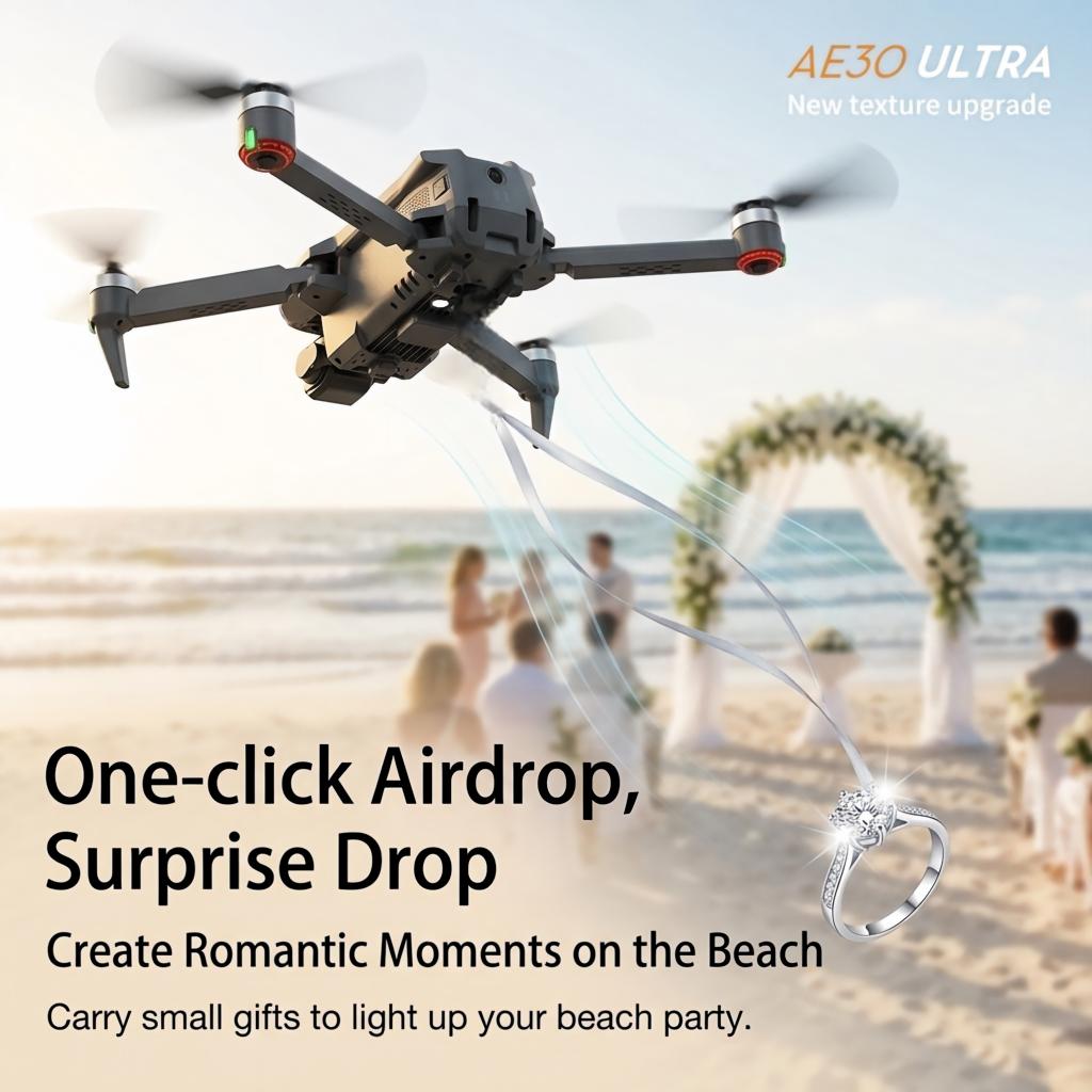 НОВЫЙ Дрон AE30 Ultra GPS с пр – обзор и цена Drone Controller Screen